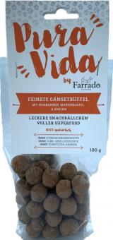 FARRADO "Pura Vida" Superfood - Délicieuses boules de snack 100% naturelles Truffes d'oie